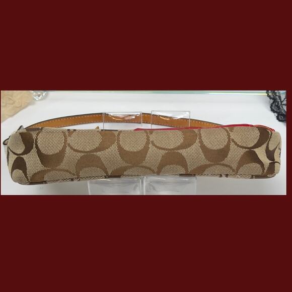 COACH Signature Poppy Flower Floral Demi Small Bag Clutch J05Q-6264 Limitd Editn - Picture 12 of 16